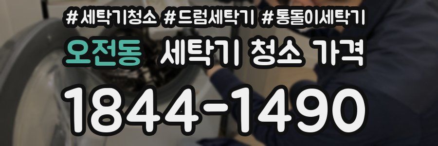 오전동 세탁기 청소 가격