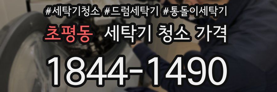 초평동 세탁기 청소 가격