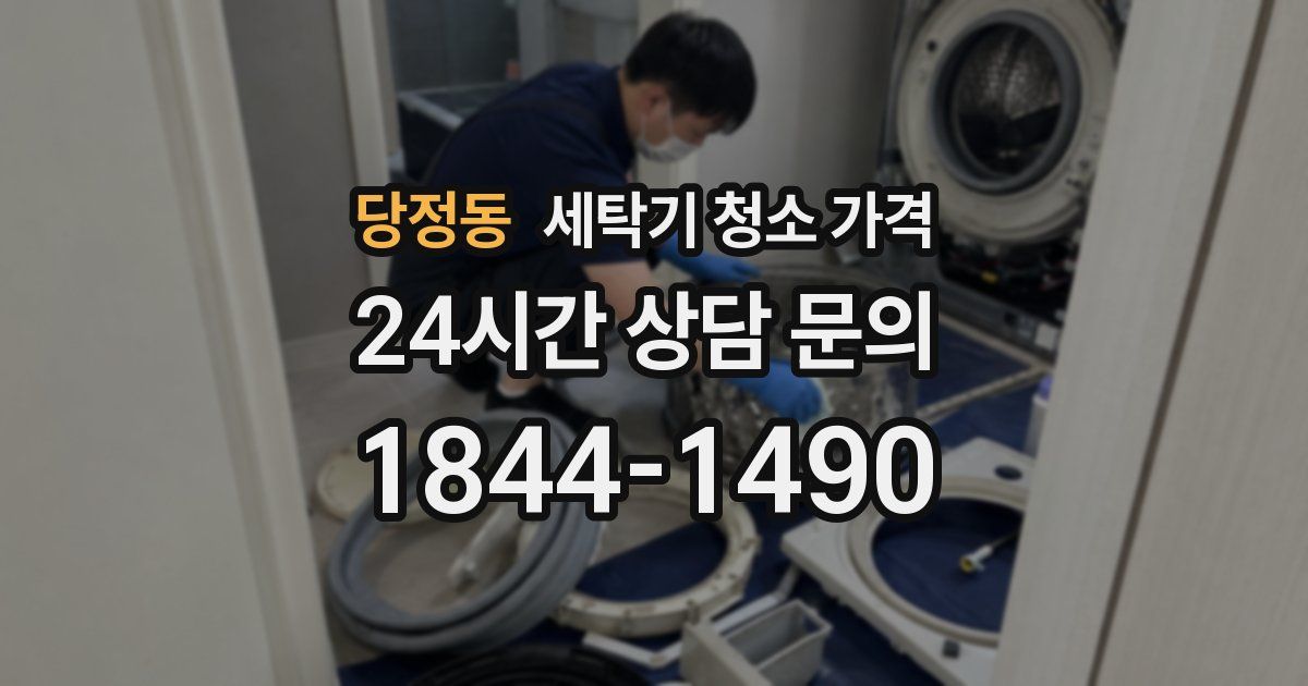 당정동 세탁기 청소 가격