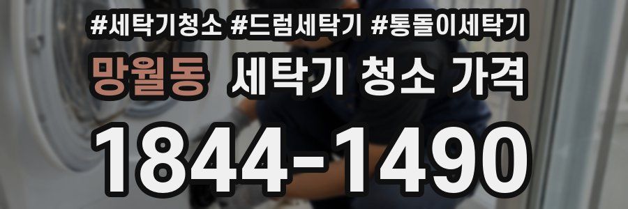 망월동 세탁기 청소 가격