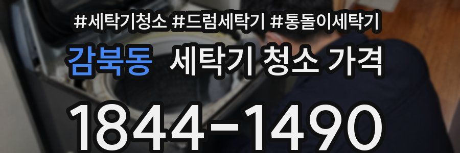 감북동 세탁기 청소 가격
