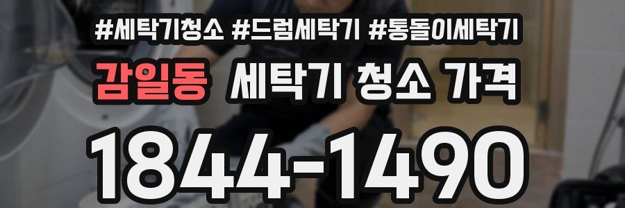 감일동 세탁기 청소 가격