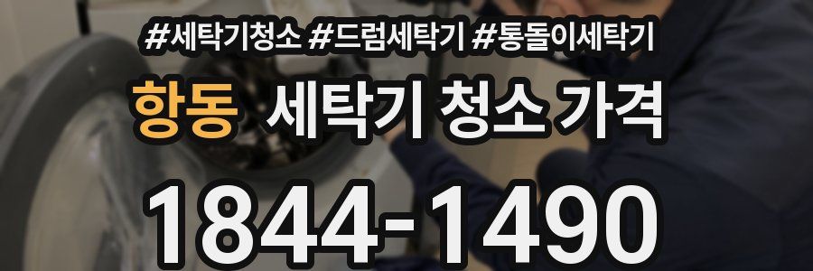 항동 세탁기 청소 가격
