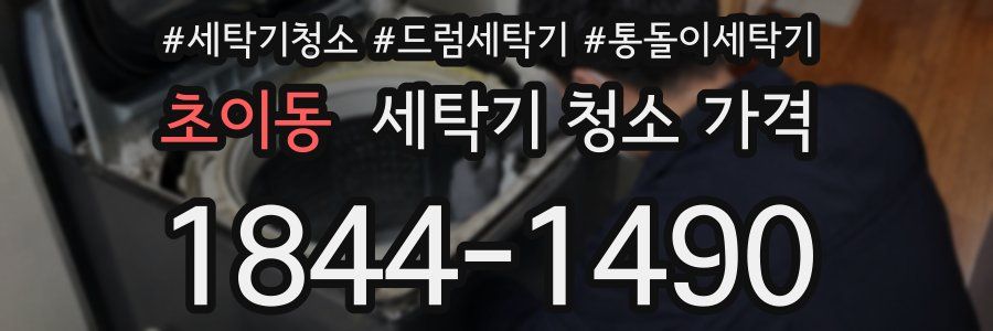 초이동 세탁기 청소 가격
