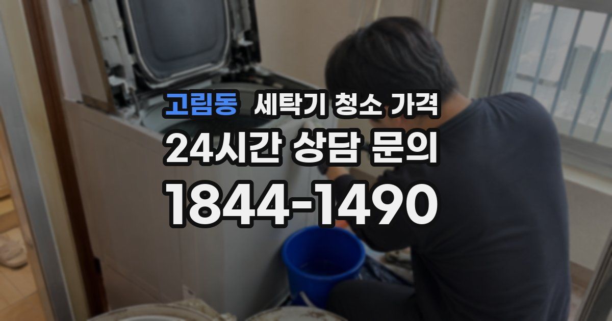 고림동 세탁기 청소 가격