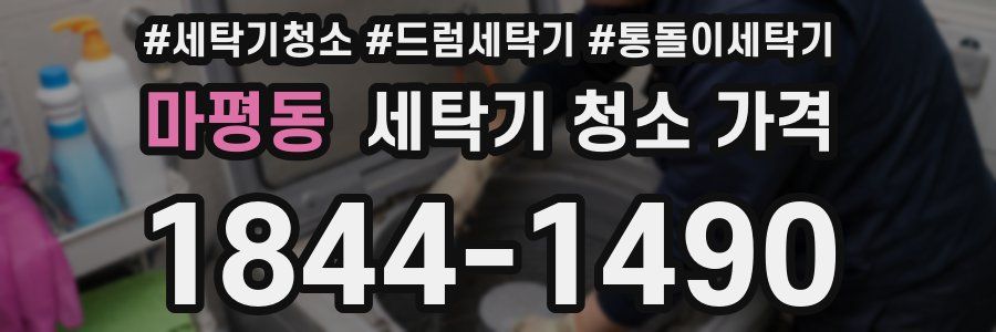 마평동 세탁기 청소 가격