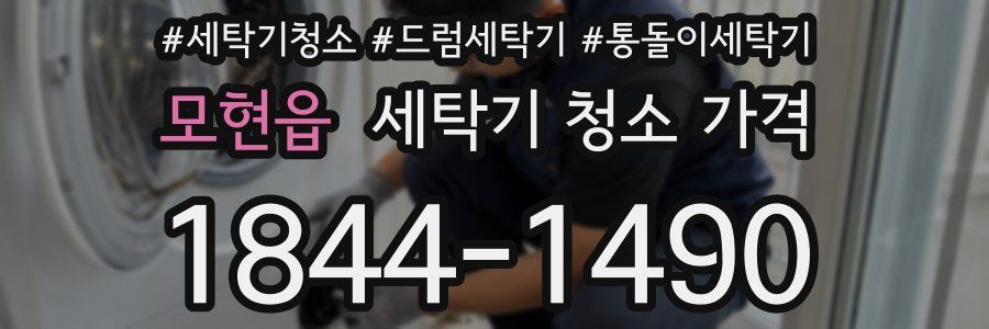 모현읍 세탁기 청소 가격