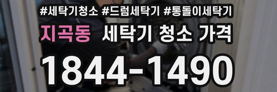 지곡동 세탁기 청소 가격