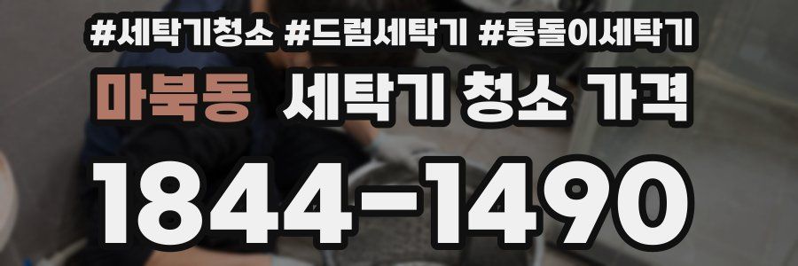 마북동 세탁기 청소 가격