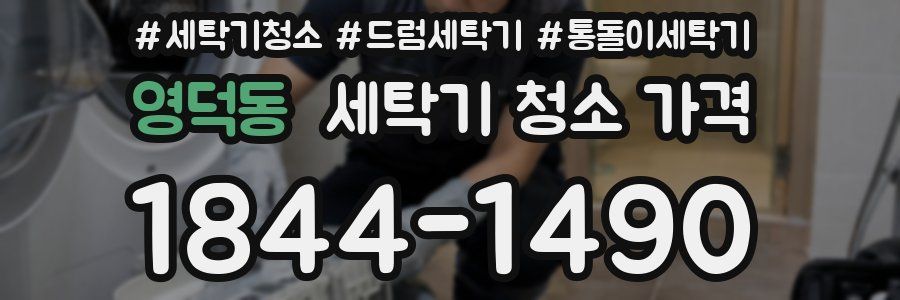 영덕동 세탁기 청소 가격