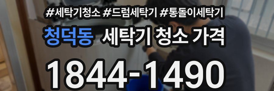 청덕동 세탁기 청소 가격