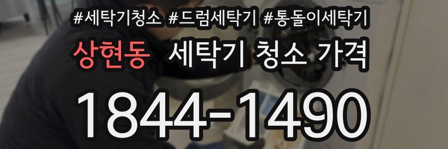 상현동 세탁기 청소 가격