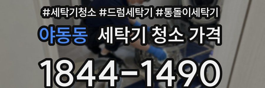 야동동 세탁기 청소 가격