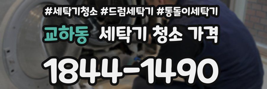 교하동 세탁기 청소 가격