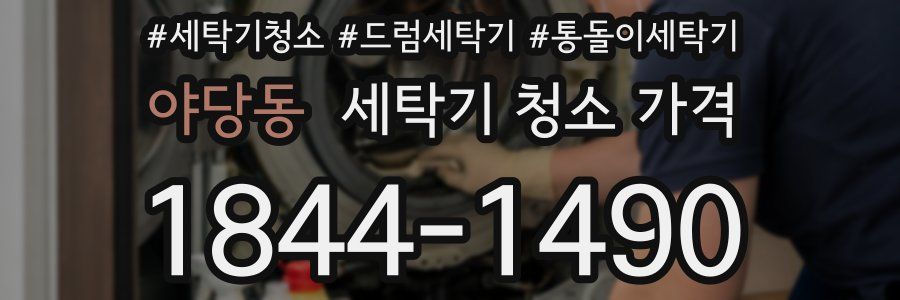 야당동 세탁기 청소 가격