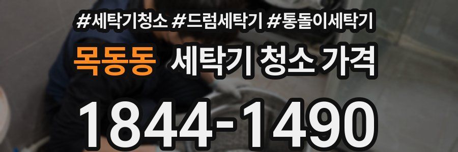 목동동 세탁기 청소 가격
