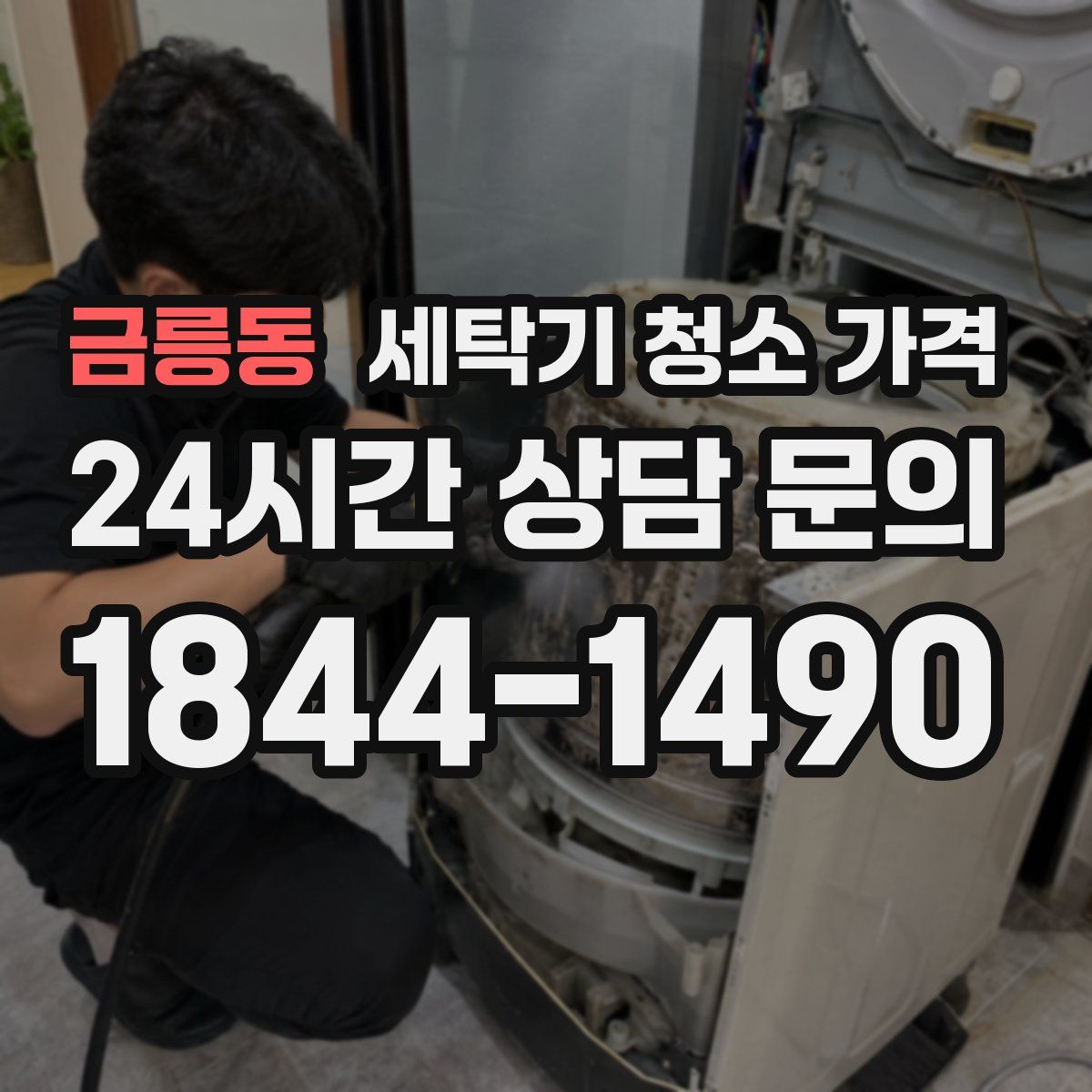 금릉동 세탁기 청소 가격