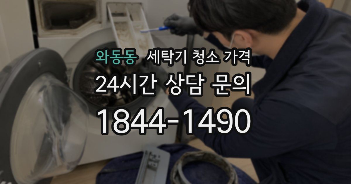 와동동 세탁기 청소 가격