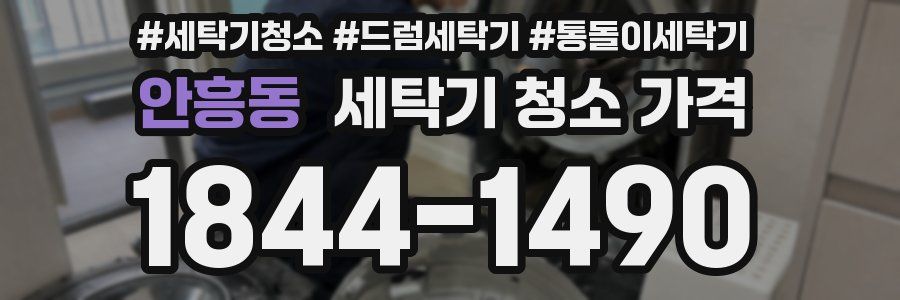 안흥동 세탁기 청소 가격