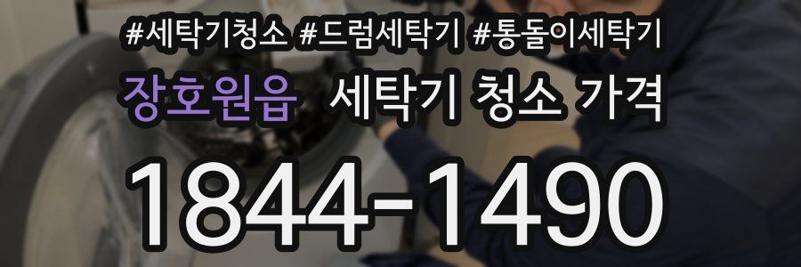 장호원읍 세탁기 청소 가격