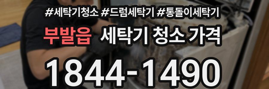 부발읍 세탁기 청소 가격
