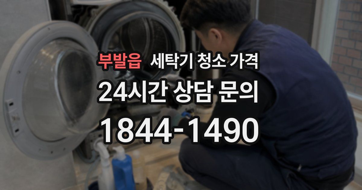부발읍 세탁기 청소 가격