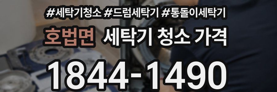 호법면 세탁기 청소 가격