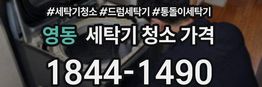 영동 세탁기 청소 가격