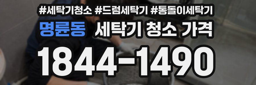 명륜동 세탁기 청소 가격