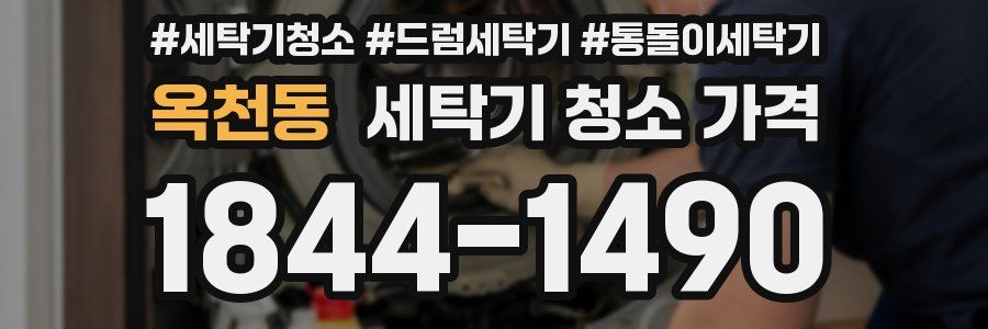 옥천동 세탁기 청소 가격
