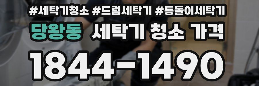 당왕동 세탁기 청소 가격