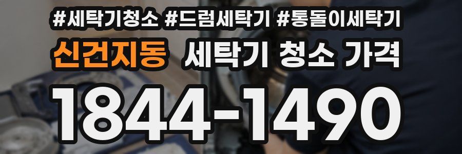 신건지동 세탁기 청소 가격