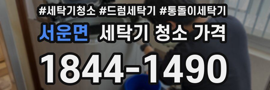 서운면 세탁기 청소 가격