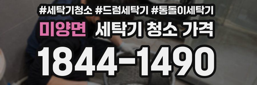 미양면 세탁기 청소 가격