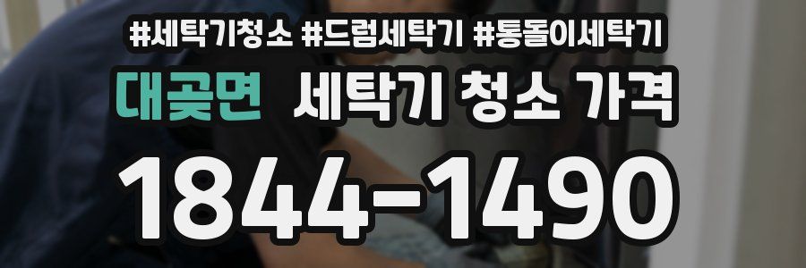 대곶면 세탁기 청소 가격