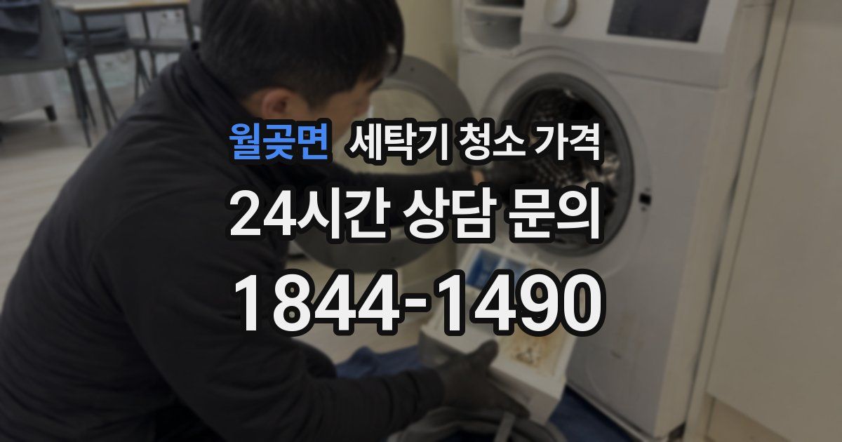 월곶면 세탁기 청소 가격
