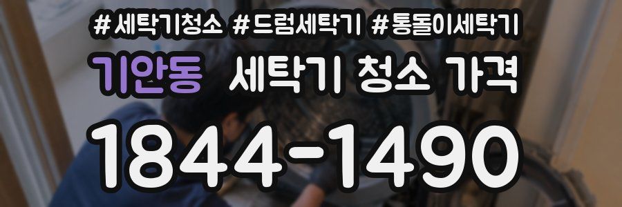 기안동 세탁기 청소 가격
