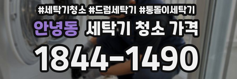 안녕동 세탁기 청소 가격