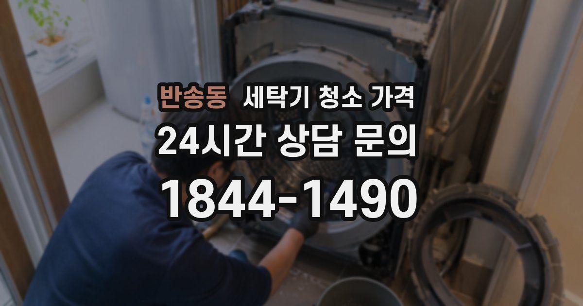 반송동 세탁기 청소 가격
