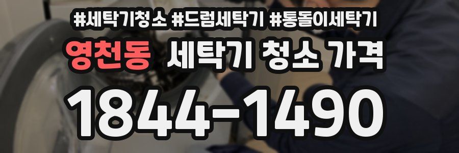 영천동 세탁기 청소 가격