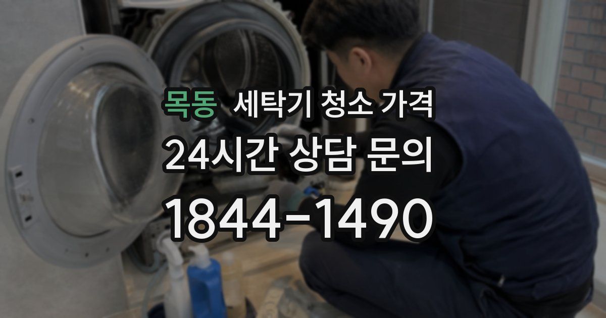 목동 세탁기 청소 가격