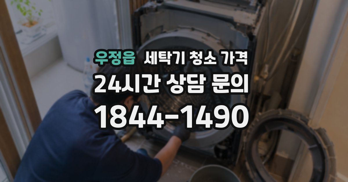 우정읍 세탁기 청소 가격