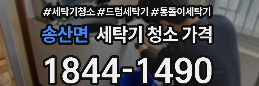 송산면 세탁기 청소 가격