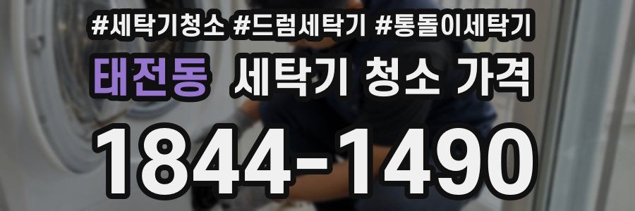 태전동 세탁기 청소 가격