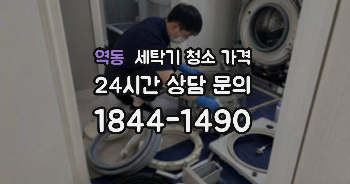 역동 세탁기 청소 가격