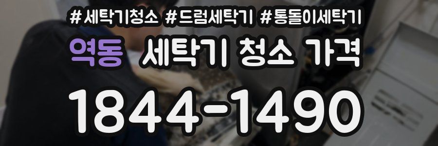 역동 세탁기 청소 가격