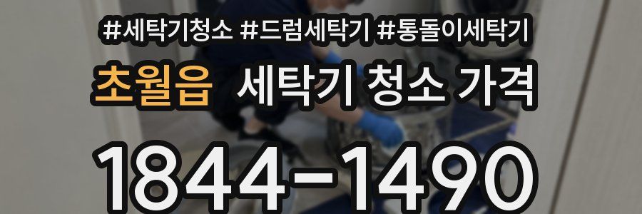 초월읍 세탁기 청소 가격
