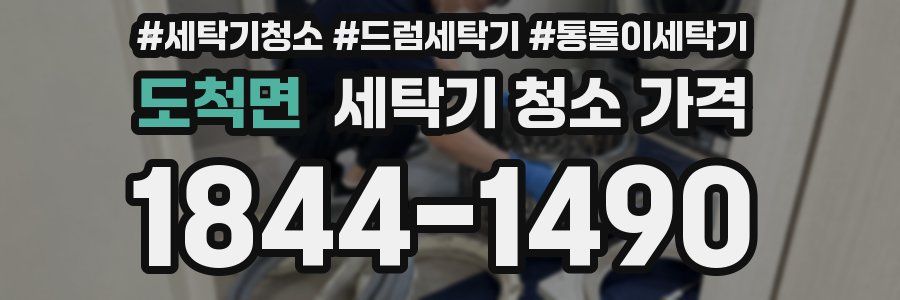 도척면 세탁기 청소 가격