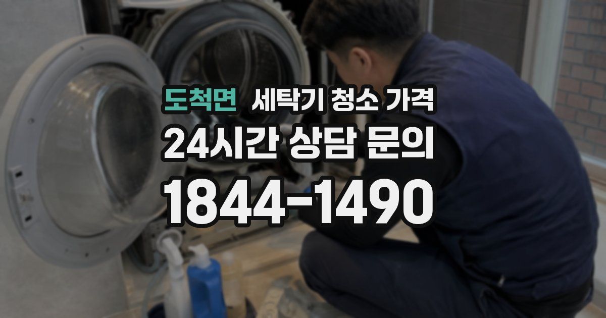 도척면 세탁기 청소 가격