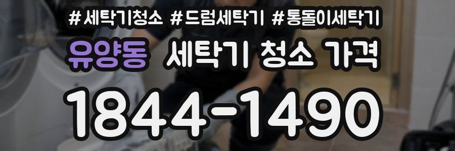 유양동 세탁기 청소 가격